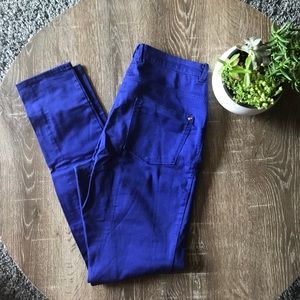 H&M purple skinny pants